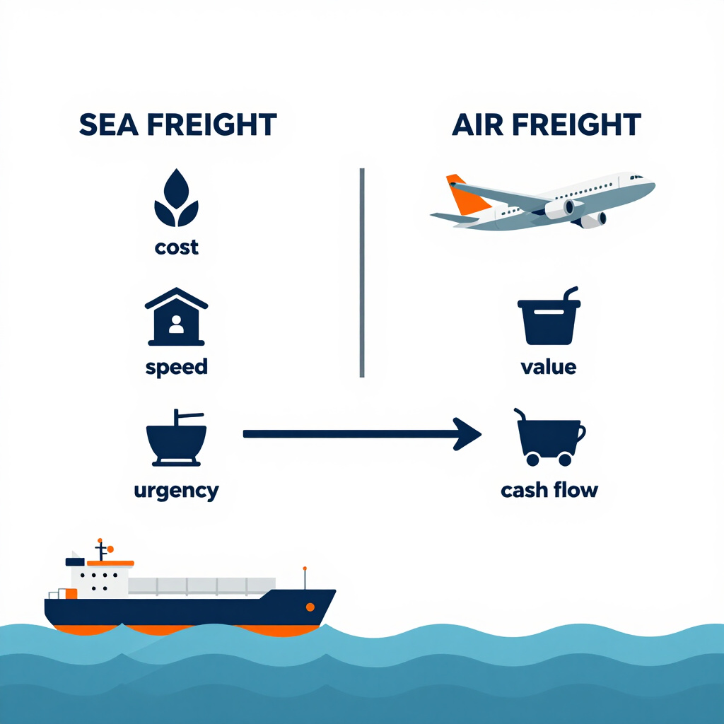 Sea Freight vs. Air Freight from China: Which Should You Choose?